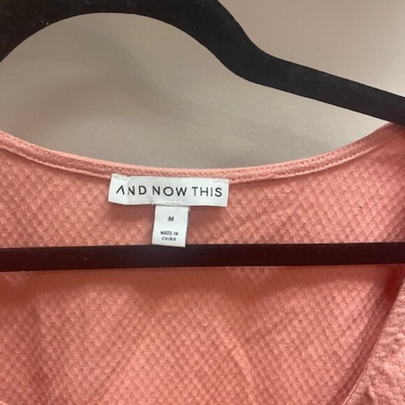 Macy's: Apricot/Peachy Long Sleeve Bodysuit - Picture 4 of 4